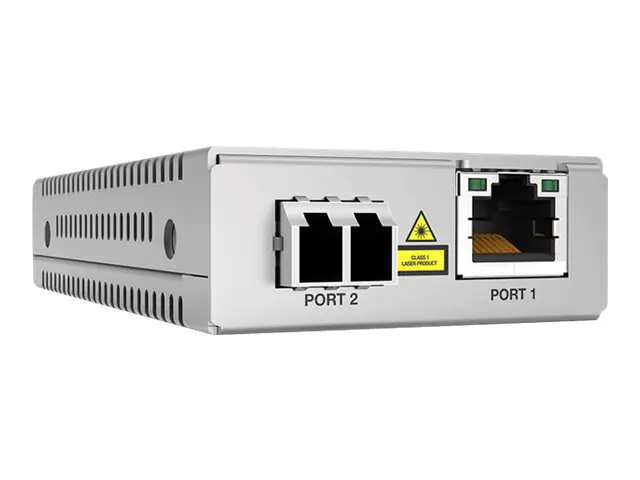 Allied Telesis AT MMC2000LX/LC - Medienkonverter - 1GbE - 10Base-T, 1000Base-LX, 100Base-TX, 1000Base-T, 1000Base-LC - RJ-45 / LC/LX Single-Mode - bis zu 20 km - 1310 nm - TAA-konform