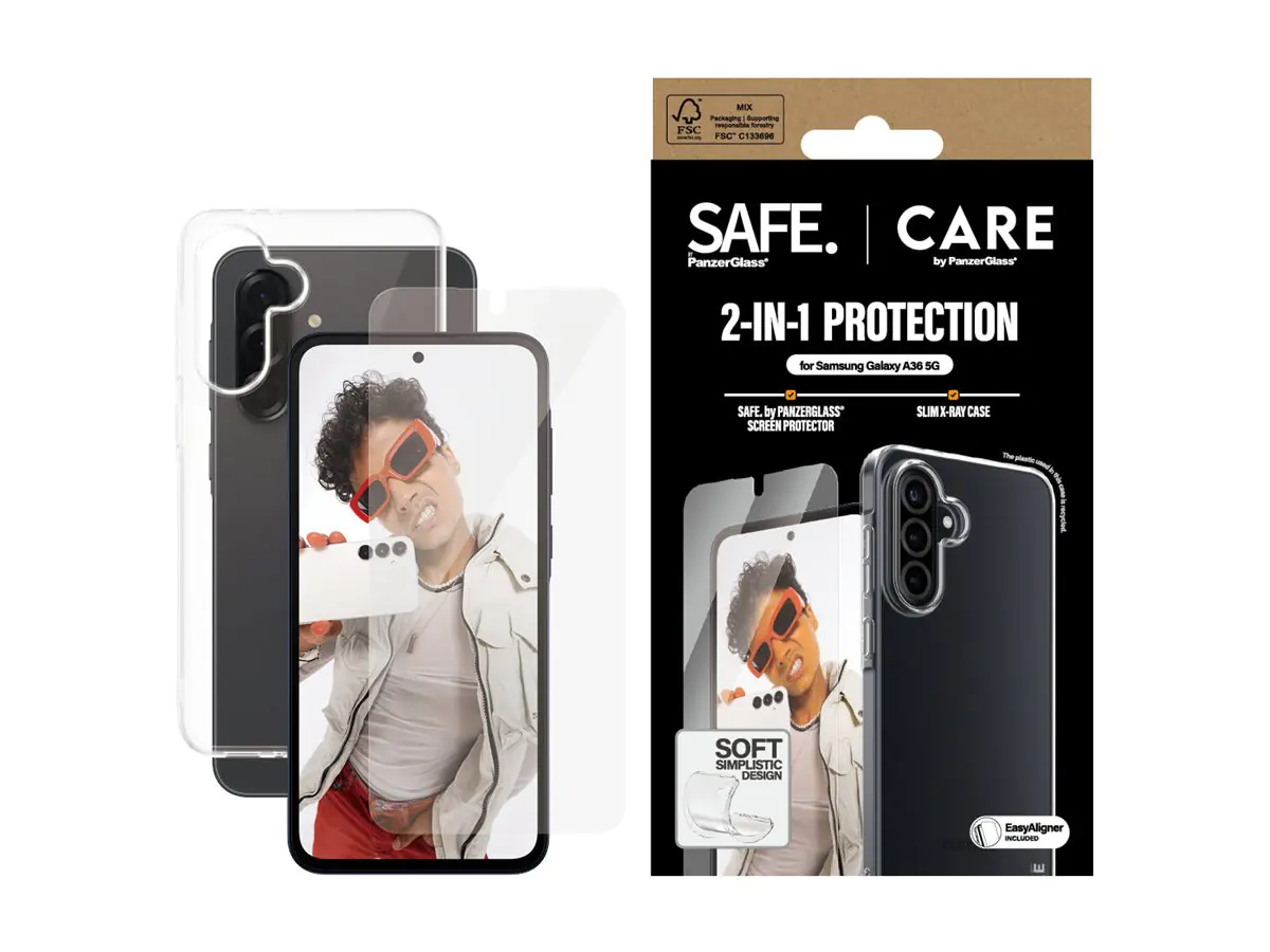 PanzerGlass CARE by PanzerGlass X-Ray - 2-in-1 Bundle - hintere Abdeckung für Mobiltelefon - Ther