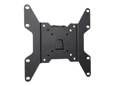 Manhattan TV & Monitor Mount, Wall, Fixed, 1 screen, Screen Sizes: 23-42", Black, VESA: 75x75 to 200x200mm, Max 30kg, Lifetime Warranty - Klammer - für LCD TV (ultraniedriges Profil)