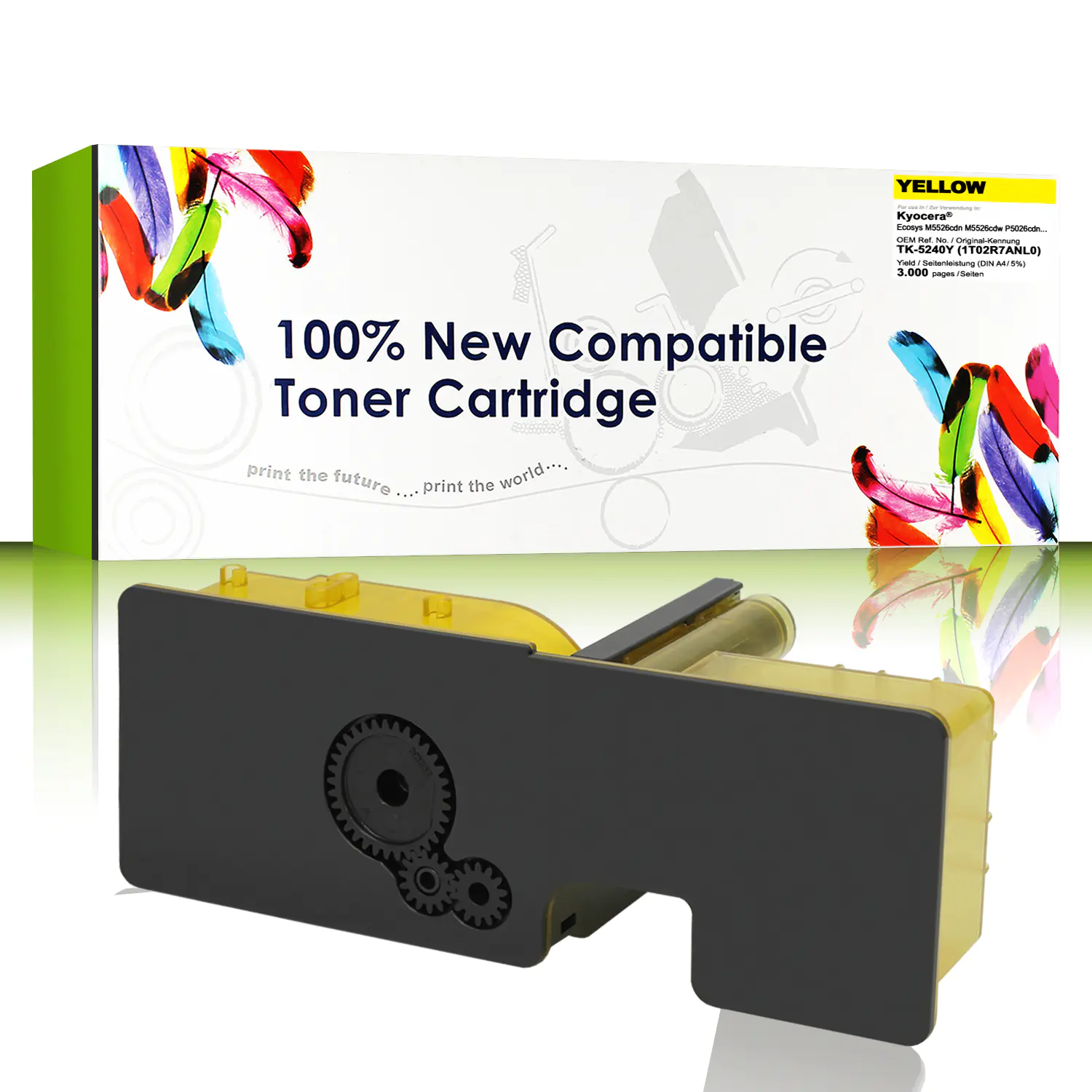 CartridgeWeb Toner kompatibel zu Kyocera/Mita 1T02R7ANL0 TK-5240 Y Gelb 3.000 Seiten 1 Stück CartridgeWeb Toner kompatibel zu Kyocera/Mita 1T02R7ANL0 TK-5240 Y Gelb 3.000 Seiten 1 Stück