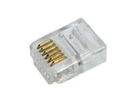 LogiLink - Telefonanschluss - RJ-12 (M) - ungeschirmt (Packung mit 100)
