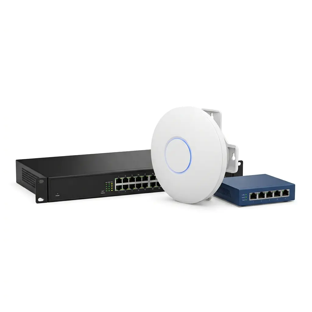Switch, Hub, Access Point