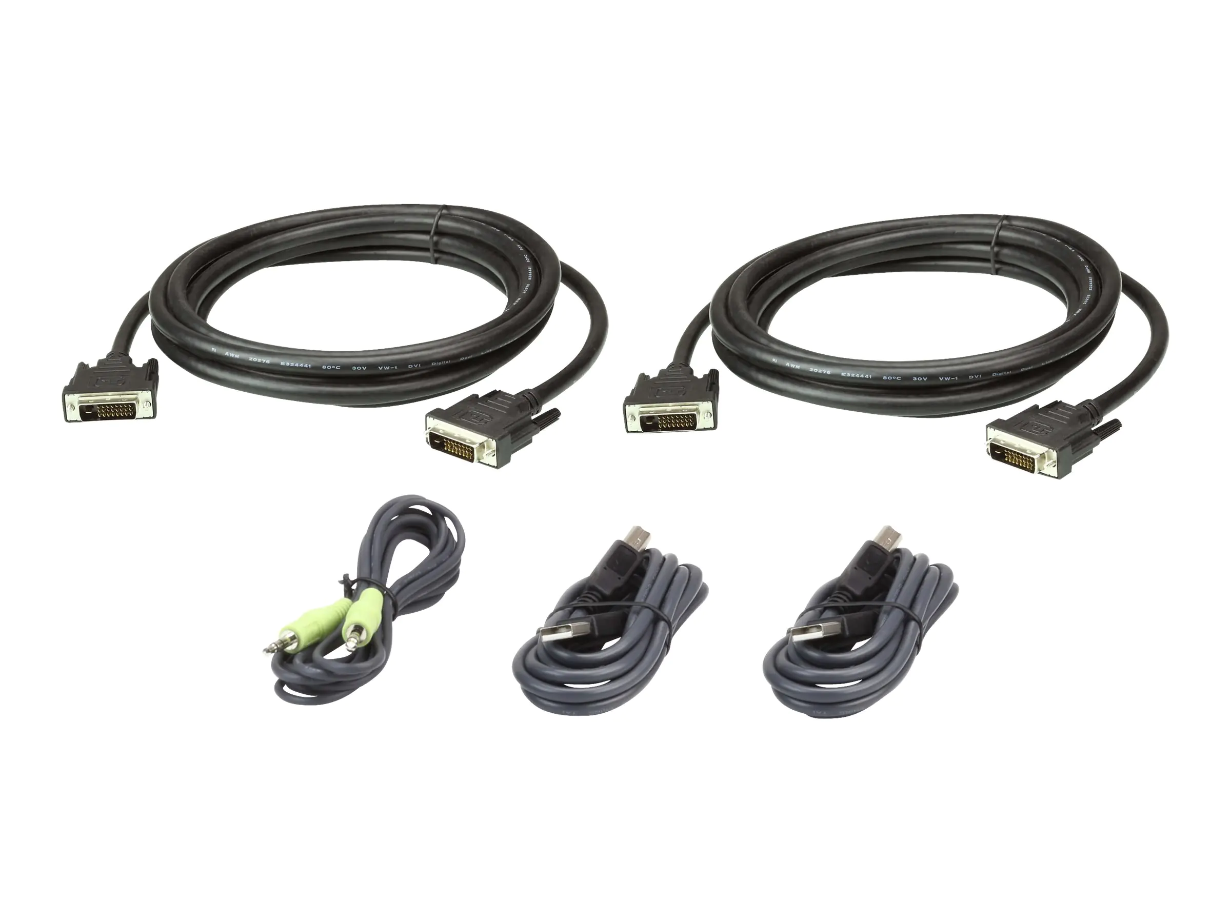 ATEN - Tastatur- / Video- / Maus- (KVM-) Kabelkit - TAA-konform - für ATEN CS1144D4C ATEN - Tastatur- / Video- / Maus- (KVM-) Kabelkit - TAA-konform - für ATEN CS1144D4C