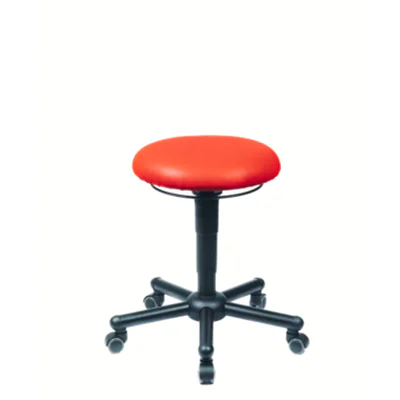 meychair Sitzhocker Assistant Pro A19 XXL Rundsitz rot Farbe des Fußkreuzes: schwarz meychair Sitzhocker Assistant Pro A19 XXL Rundsitz rot Farbe des Fußkreuzes: schwarz