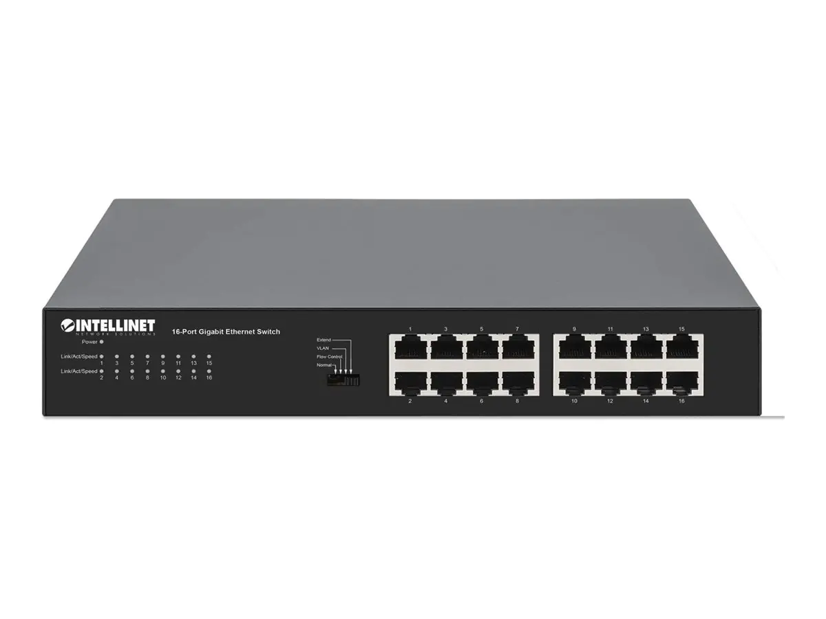 Intellinet Switch - unmanaged - 16 x Gigabit 561815