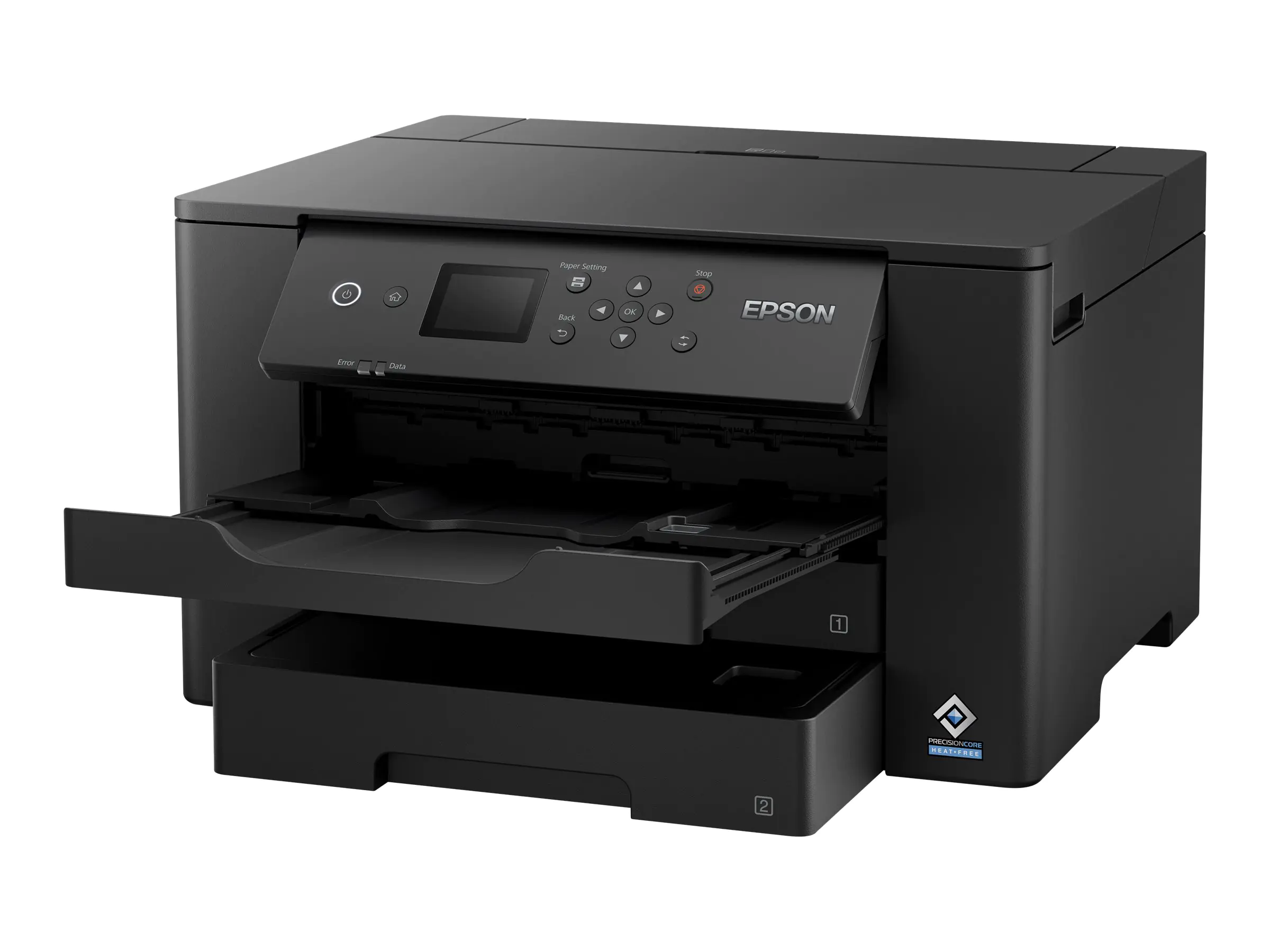 Epson WorkForce WF-7310DTW - Drucker - Farbe - Duplex - Tintenstrahl - A3 - 4.800 x 2.400 dpi - bis zu 25 Seiten/Min. (einfarbig)/bis zu 12 Seiten/Min. (Farbe) - Kapazität: 500 Blätter - USB 2.0, LAN, Wi-Fi(n) Epson WorkForce WF-7310DTW - Drucker - Farbe - Duplex - Tintenstrahl - A3 - 4.800 x 2.400 dpi - bis zu 25 Seiten/Min. (einfarbig)/bis zu 12 Seiten/Min. (Farbe) - Kapazität: 500 Blätter - USB 2.0, LAN, Wi-Fi(n)