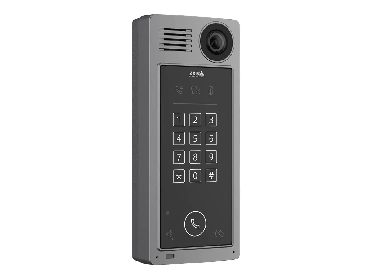 AXIS A8207-VE MkII Network Video Door Station - Netzwerk-Überwachungskamera - Farbe (Tag&Nacht) - 6 MP - 3072 x 2048 - feste Irisblende - feste Brennweite - Audio - LAN 10/100 - MPEG-4, MJPEG, H.264, AVC - DC 8 - 28 V / PoE+