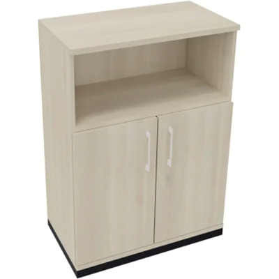 Kombischrank 2OH Tür 1OH Regal B800xT442xH1133mm an/Akazie