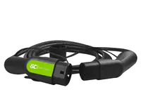 Green Cell EV13 - Schwarz - Typ 2 - Typ 2 - Abgewinkelt - Abgewinkelt - IP55
