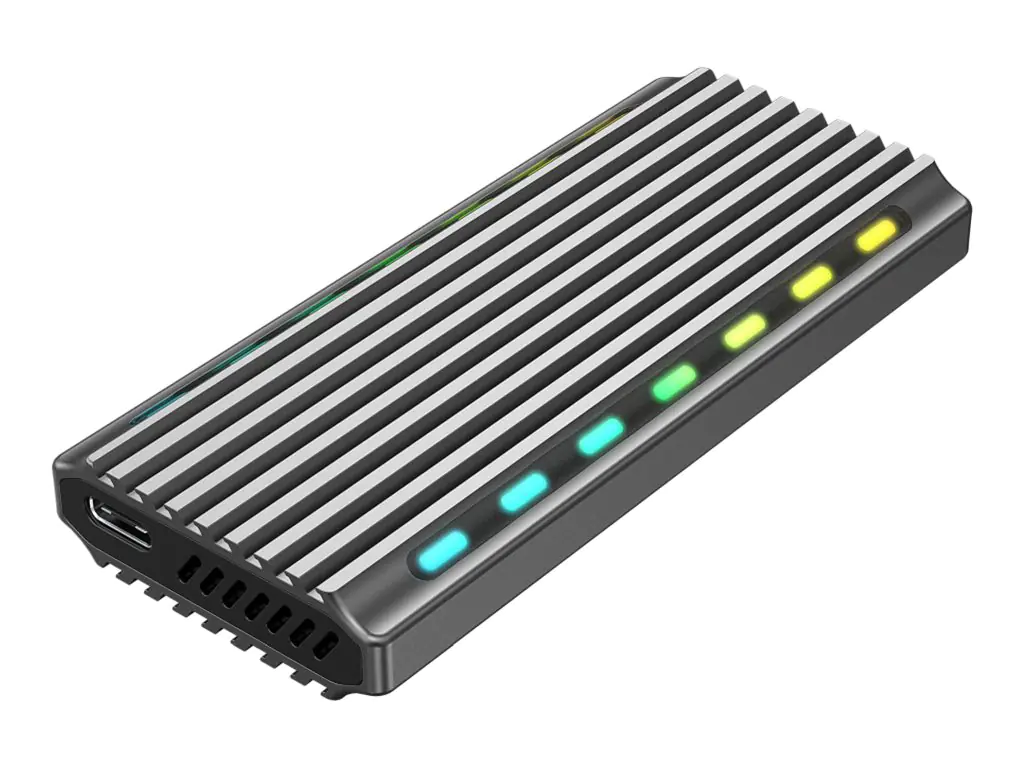 Gembird EE2280-U3C-03 - Speichergehäuse - M.2 - M.2 Card (PCIe NVMe & SATA)