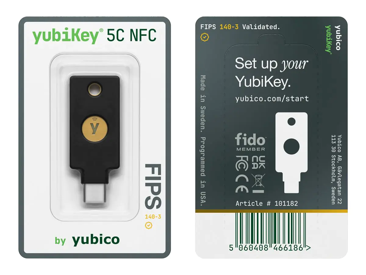 YUBICO Yubikey 5c USB-C 1 Stück
