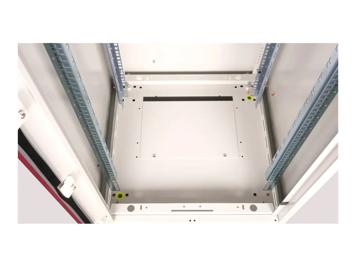 ROTRONIC-SECOMP Roline Basic - Schrank Netzwerkschrank - Glas Tür - Hellgrau, RAL 7035 -