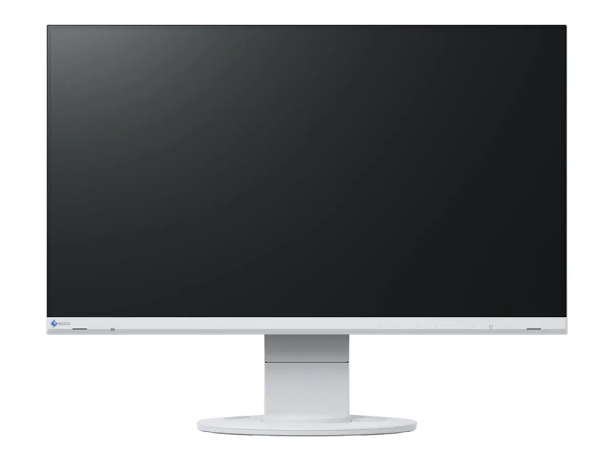 EIZO FlexScan EV2460 - LED-Monitor - 60.5 cm (23.8") - 1920 x 1080 Full HD (1080p) - IPS - 250 cd/m² - 1000:1 - 5 ms - HDMI, DVI-D, VGA, DisplayPort - Lautsprecher - weiß