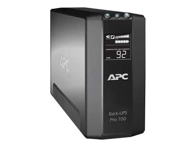 APC Back-UPS RS LCD 700 Master Control - USV - Wechselstrom 120 V - 420 Watt - 700 VA - USB - Ausgangsanschlüsse: 6 - Schwarz - für P/N: AR106SH4, AR106SH6, AR109SH4, AR109SH6, AR112SH4, AR112SH6, SCL500RM1UNC
