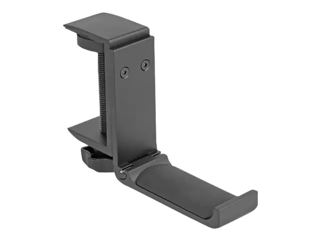 Delock Halter für Kopfhörer - verstellbar, für Tischmontage, Aluminium