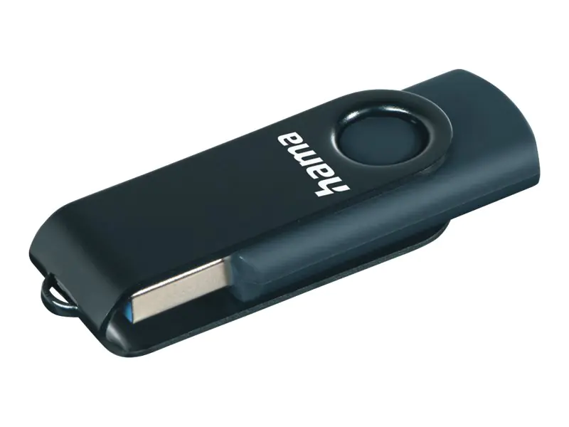 Hama "Rotate" - USB-Flash-Laufwerk - 64 GB - USB 3.0 - Petrolblau Hama "Rotate" - USB-Flash-Laufwerk - 64 GB - USB 3.0 - Petrolblau