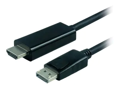 VALUE - Videokabel - DisplayPort (M) bis HDMI (M) - 3 m - abgeschirmt - Schwarz VALUE - Videokabel - DisplayPort (M) bis HDMI (M) - 3 m - abgeschirmt - Schwarz