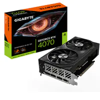 Gigabyte GeForce RTX 4070 WINDFORCE 2X OC 12GB - Grafikkarten - GeForce RTX 4070 - 12 GB GDDR6X - PCIe 4.0 - HDMI, 3 x DisplayPort