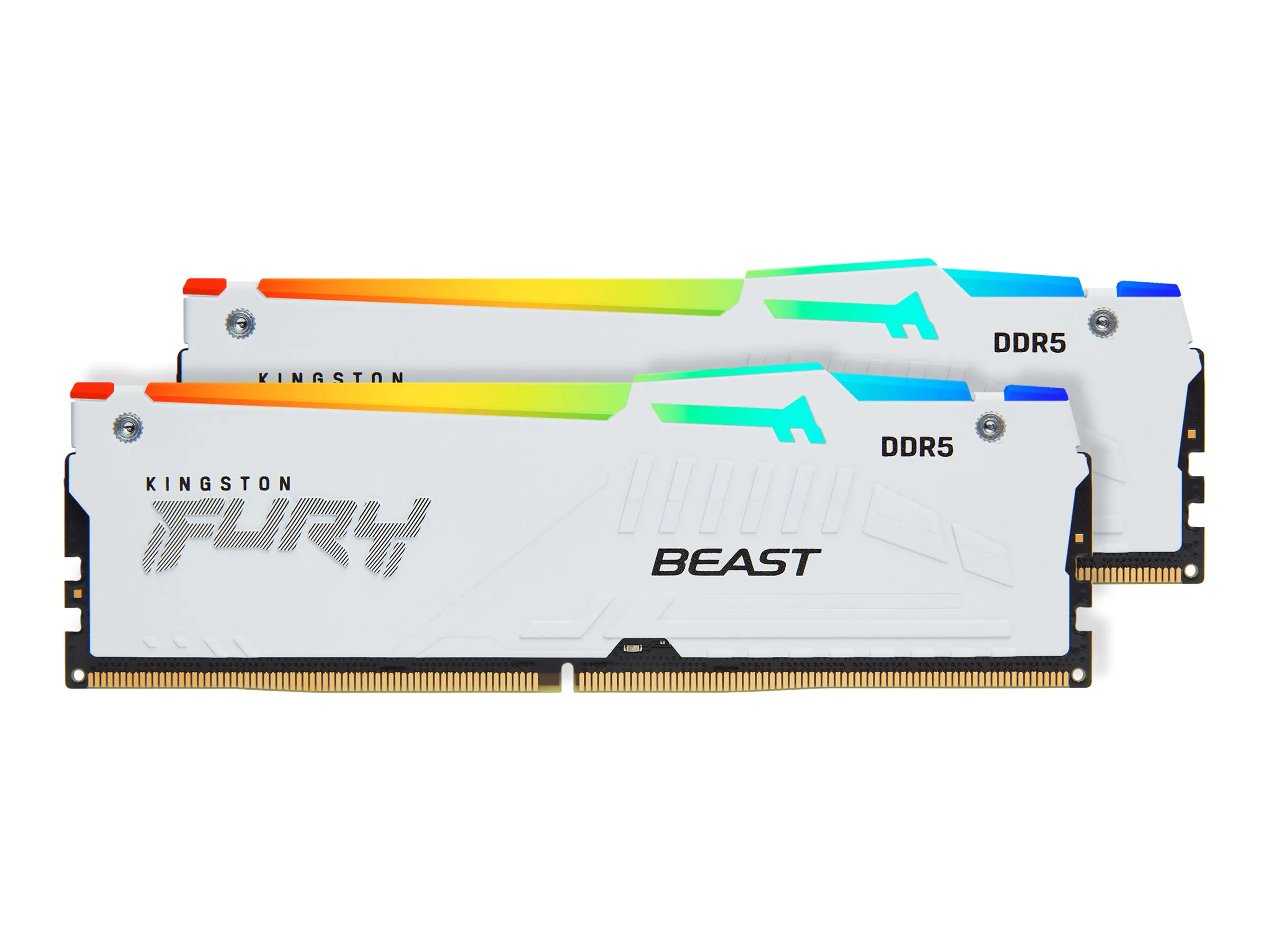 Kingston FURY Beast - DDR5 - Kit - 32 GB: 2 x 16 GB - DIMM 288-PIN - 5200 MHz / PC5-41600 - CL36 - 1.25 V - on-die ECC