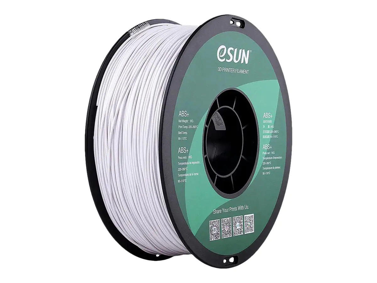 Esun - Kaltweiß - 1 kg - vakuumversiegelter Beutel - ABS+ Filament (3D) Esun - Kaltweiß - 1 kg - vakuumversiegelter Beutel - ABS+ Filament (3D)