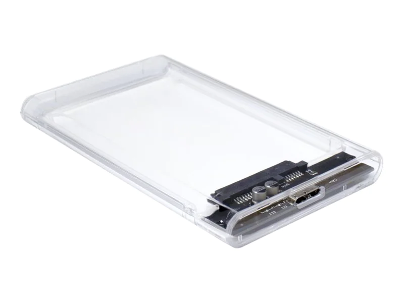 Inter-Tech Argus GD-25000 - Speichergehäuse - 2.5" (6.4 cm) - SATA 6Gb/s - USB 3.0 - durchsichtig