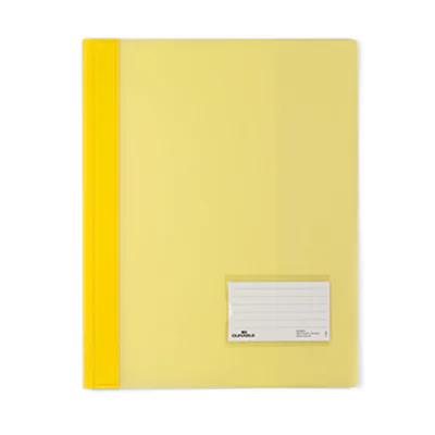 DURABLE Schnellhefter DURALUX 268004 DIN A4 Hartfolie gelb DURABLE Schnellhefter DURALUX 268004 DIN A4 Hartfolie gelb