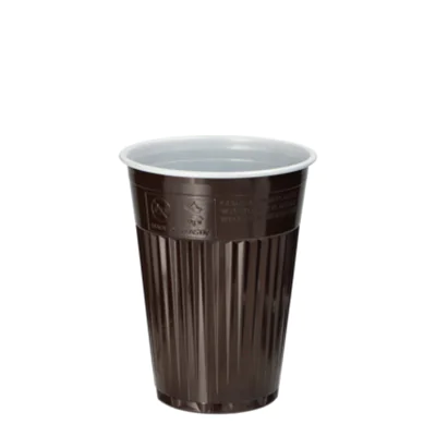 PAPSTAR Thermobecher Einweg 7,03 x 9 cm (Ø x H) 180ml Polystyrol braun 100 St./Pack. PAPSTAR Thermobecher Einweg 7,03 x 9 cm (Ø x H) 180ml Polystyrol braun 100 St./Pack.