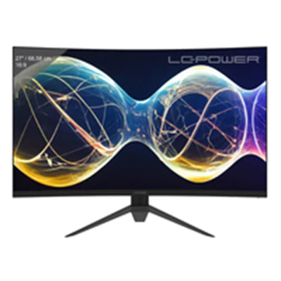 LC Power LC-M27-FHD-165-C-V3 - LED-Monitor - Gaming - gebogen - 68.6 cm (27") - 1920 x 1080 Full HD (1080p) @ 165 Hz - VA - 300 cd/m² - 3000:1 - 6 ms - 2xHDMI, 2xDisplayPort - Schwarz