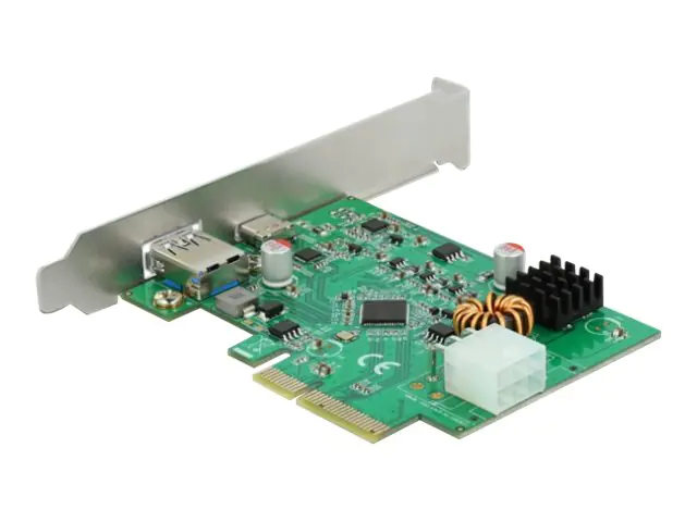 Delock USB-Adapter - PCIe 2.0 x4 Low-Profile 89001