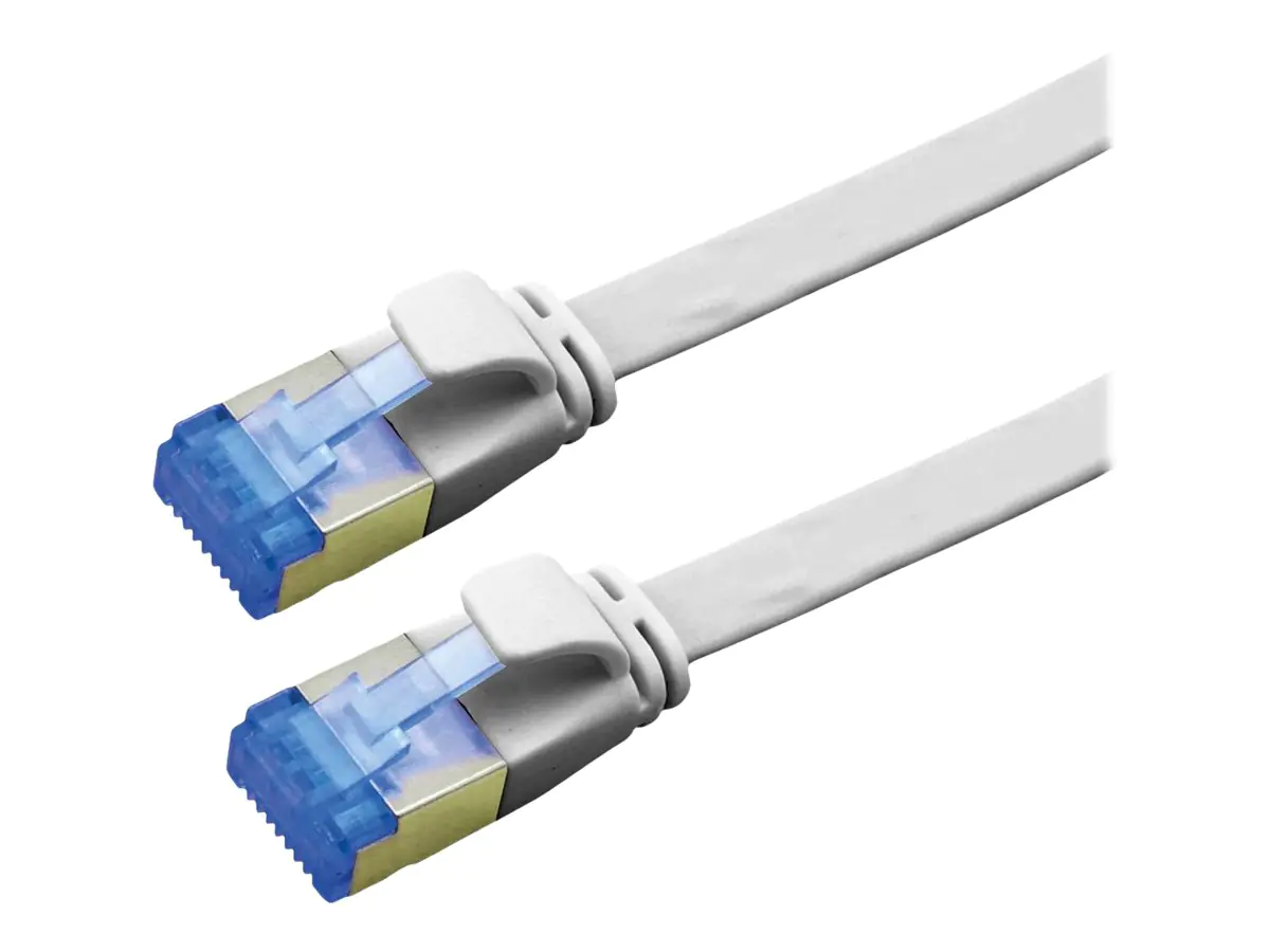 VALUE - Patch-Kabel - RJ-45 (M) zu RJ-45 (M) - 5 m - Foiled Unshielded Twisted Pair (F/UTP) - CAT 6a - geformt, ohne Haken, verseilt, flach - Grau