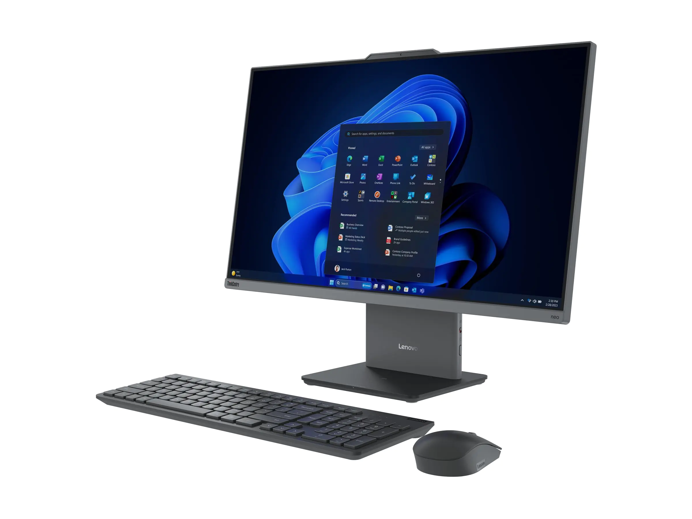 Lenovo ThinkCentre neo 50a 27 G5 12SA - All-in-One (Komplettlösung) 12SA000MGE