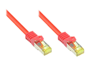 Good Connections Cat.7 S/FTP 1m, 1 m, Cat7, S/FTP (S-STP), RJ-45, RJ-45, Rot 8070R-010R