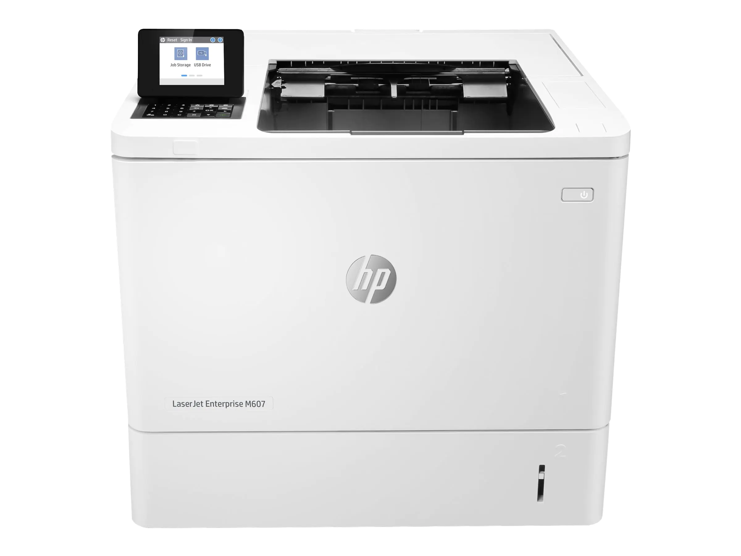 HP LaserJet Enterprise M607dn - Drucker - s/w - Duplex - Laser - A4/Legal - 1200 x 1200 dpi - bis zu 52 Seiten/Min. - Kapazität: 650 Blätter - USB 2.0, Gigabit LAN, USB 2.0-Host