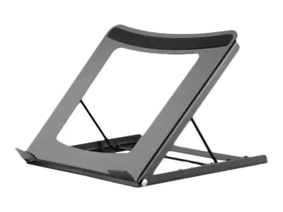 Manhattan Laptop and Tablet Stand, Adjustable (5 positions), Suitable for all tablets and laptops up to 15.6", Portable and Lightweight, Steel, Black, Lifetime Warranty - Notebook- / Tablet-Ständer - 39.6 cm - 10" - 15.6" - Schwarz Manhattan Laptop and Tablet Stand, Adjustable (5 positions), Suitable for all tablets and laptops up to 15.6", Portable and Lightweight, Steel, Black, Lifetime Warranty - Notebook- / Tablet-Ständer - 39.6 cm - 10" - 15.6" - Schwarz