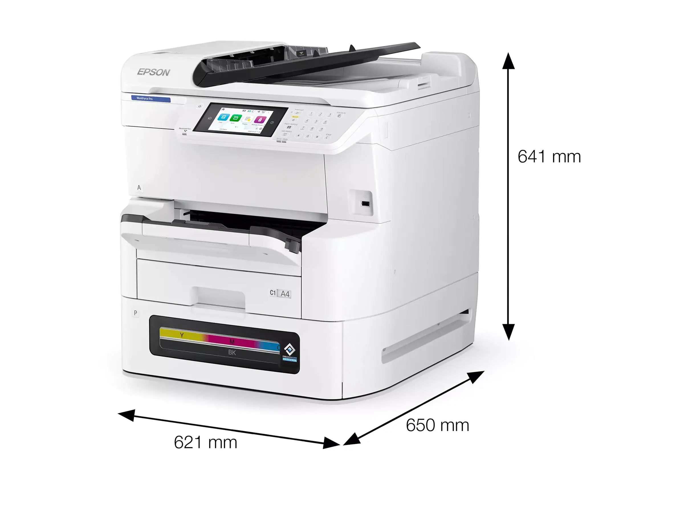 Epson WorkForce Pro EM-C8100RDWF - Multifunktionsdrucker - Farbe - Tintenstrahl - A3
