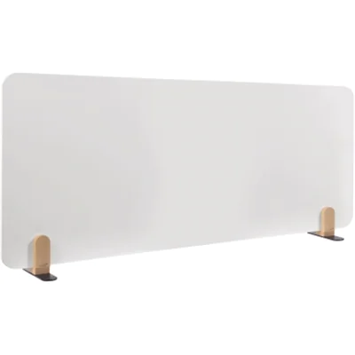 LEGAMASTER ELEMENTS Tischtrennwand Whiteboard 60x160cm Halterungen, Schreibtisch-Trennwand, Weiß, 1600 x 11 mm, Stahl, FSC C158462, 1600 mm 7-209922