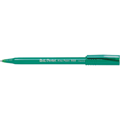Pentel Tintenroller Ball R50-D 0,4mm Kappenmodell grün Pentel Tintenroller Ball R50-D 0,4mm Kappenmodell grün