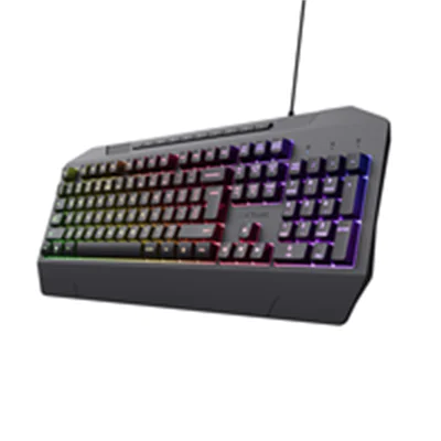 Trust GXT 836 Evocx - Tastatur - illuminated - full size - hintergrundbeleuchtet - USB - QWERTZ - Deutsch - Schwarz Trust GXT 836 Evocx - Tastatur - illuminated - full size - hintergrundbeleuchtet - USB - QWERTZ - Deutsch - Schwarz
