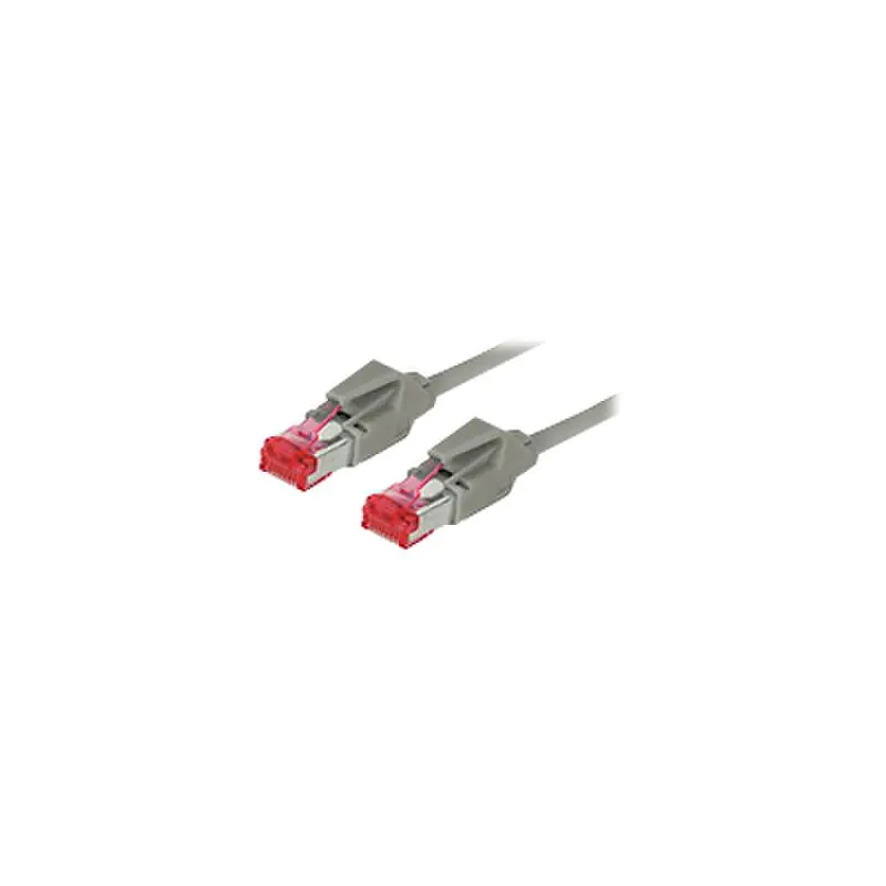 exertis Connect - Patch-Kabel - RJ-45 (M) zu RJ-45 (M) - 50 cm - SFTP - CAT 6 - Grau