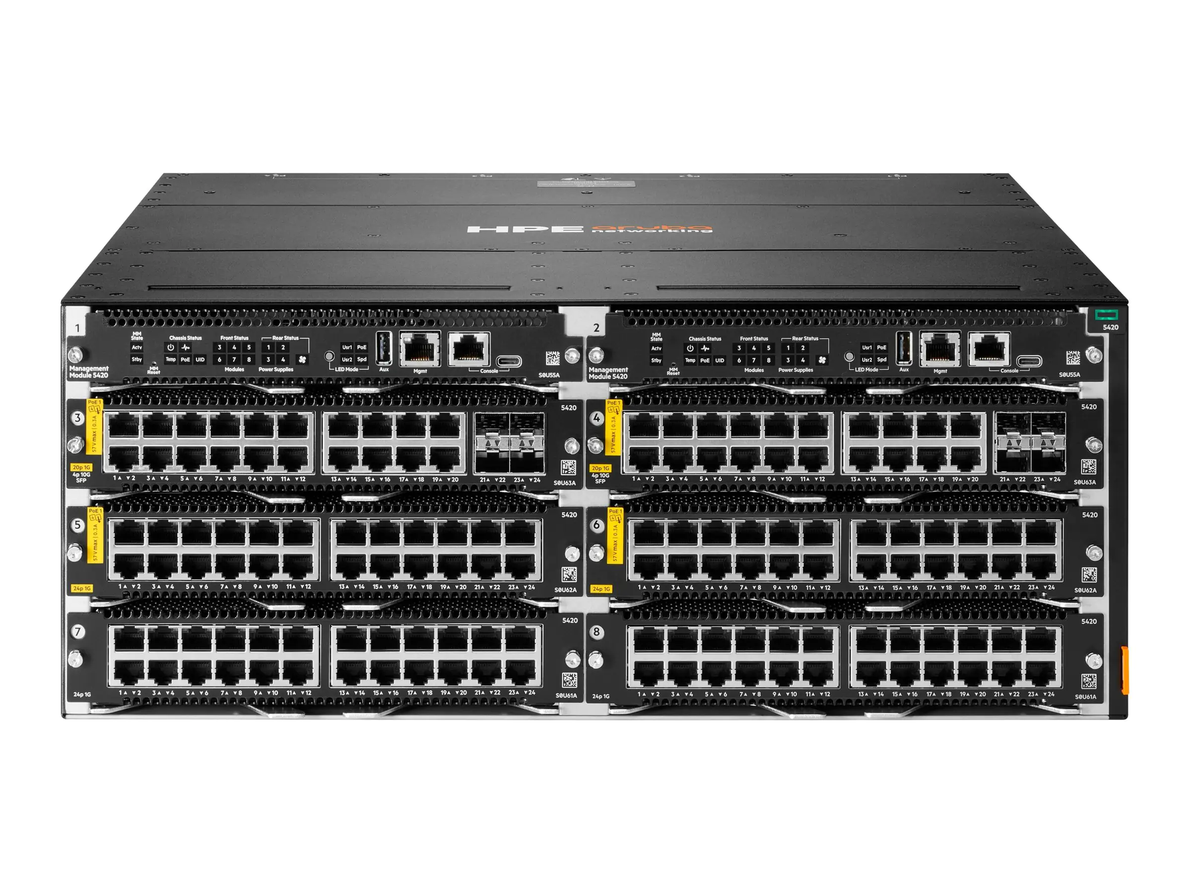 HPE Aruba Networking CX 5420 8p SFP+ 1G/10G LRM Module