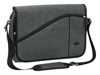 Wedo Laptoptasche Messenger Bag COLLEGE Kunstfaser grau Wedo Laptoptasche Messenger Bag COLLEGE Kunstfaser grau
