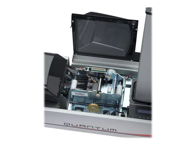 Evolis Quantum 2 Standard - Plastikkartendrucker - Farbe - Duplex - Thermosublimation/thermische Übertragung - CR-80 Card (85.6 x 54 mm) - 300 dpi - bis zu 1000 Karten/Stunde (einfarbig)/ bis zu 150 Karten/Stunde (Farbe) - Kapazität: 500 Karten - LAN, USB