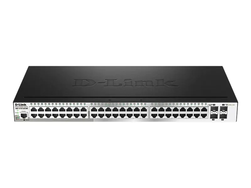 D-Link DGS 1510-52X - Switch - L3 - Smart - 48 x 10/100/1000 + 4 x 10 Gigabit SFP+ - Desktop, an Rack montierbar