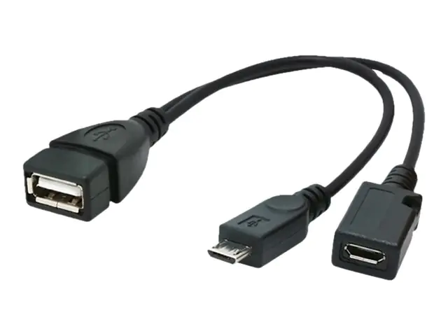Cablexpert - USB-Kabel - USB (W) bis Micro-USB Typ B - USB 2.0 OTG - 15 cm - geformt