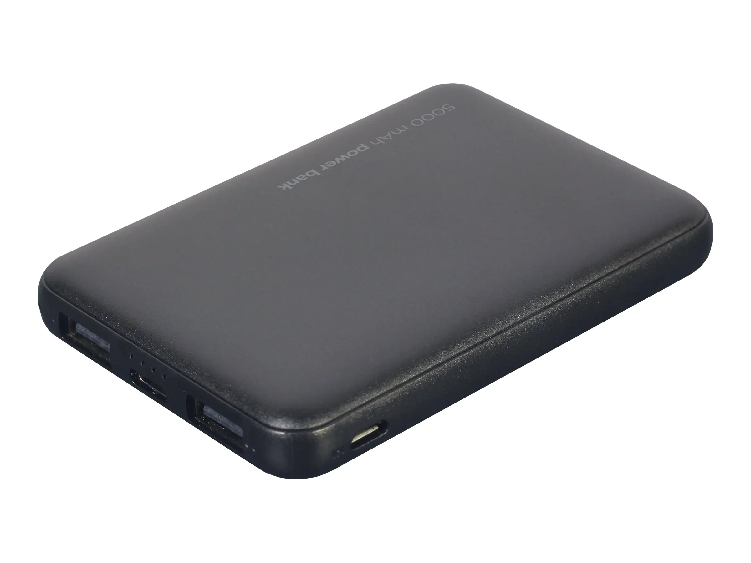 Gembird PB05-02 - Powerbank - 5000 mAh - 10 Watt - 2 A - 2 Ausgabeanschlussstellen (USB) - Schwarz