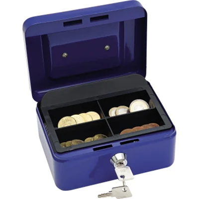 WEDO Geldkassette 145103X 15,2x11,5x8cm Größe 1 blau WEDO Geldkassette 145103X 15,2x11,5x8cm Größe 1 blau