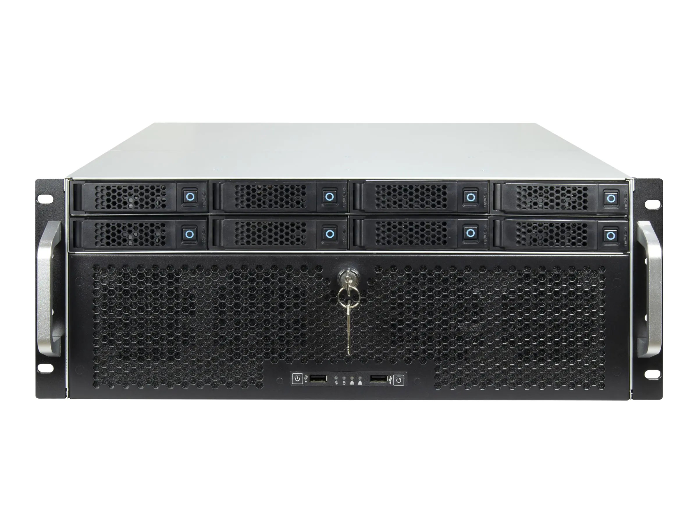 Inter-Tech IPC 4U-4708 - Aufbewahrungsgehäuse - E -ATX - SATA - Hot-Swap - keine
