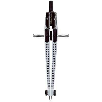 Faber-Castell Zirkel GRIP 2001 174472 Metall silber Faber-Castell Zirkel GRIP 2001 174472 Metall silber