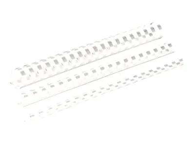 Fellowes Plastikbinderücken 5348204 DIN A4 25mm weiß 50 St./Pack.