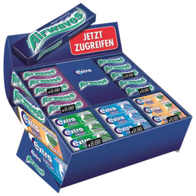 WRIGLEY'S EXTRA® Kaugummi TOPSELLERBOX WRIGLEY'S EXTRA® Kaugummi TOPSELLERBOX